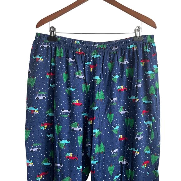 Christmas PJs Set Women 1X Red Long Sleeve Holiday Novelty Print Lounge Festive - Picture 6 of 14